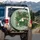 Plumeria Bird-of-Paradise Tropical Leaves Jungle - Outdoor Living Nature Lover Spare Tire Cover - 3