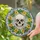 Tiffany Stained Glass Human Skull Yellow Flowers Clear Blue White Mosaic - Home Decor Gift Stained Glass Suncatcher - 2