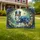 Gemstone Australian Shepherd Enchanted Garden Flora - Dog Lover Gift Yard Sign - 1
