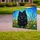 Black Pomeranian Stained Glass Wildflowers - Home Decor Gift for Dog Lovers Yard Sign - 3