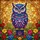 Majestic Perched Owl Blooming Flowers - Home Decor Gift for Wildlife Lovers Stained Glass Suncatcher - 5