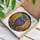 Majestic Perched Owl Blooming Flowers - Home Decor Gift for Wildlife Lovers Stained Glass Suncatcher - 3