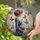 Pregnant Woman Butterfly Floral Crown Wildflowers - Expecting Mom Home Decor Gift Stained Glass Suncatcher - 2