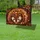 Wooden Pumpkin Library Ghosts Reading Books & Sunflowers - Autumn Halloween Home Decor Yard Sign - 4