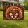 Wooden Pumpkin Library Ghosts Reading Books & Sunflowers - Autumn Halloween Home Decor Yard Sign - 1