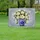 Magnolia Monogram S Blue White Vase Floral Blooms - Home Decor Gift Yard Sign - 5