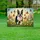 Boston Terrier Dog Wildflower Monarch Butterfly - Outdoor Pet Lover Home Decor Yard Sign - 5