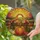 Pumpkin Wagon Autumn Landscape - Fall Harvest Home Decor Gift Stained Glass Suncatcher - 2