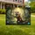 Otter Stained Glass Fairy Wings Magic Wand - Wildlife Lover Gift Yard Sign - 1