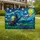 Black Cat Reaching Hand Celestial Sky - Art Lover Home Decor Gift Yard Sign - 1
