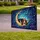 Basset Hound Moon Stained Glass Celestial Night Home Decor Gift Yard Sign - 3