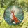 Red Fox Wildflower Meadow Butterfly - Home Decor Gift for Wildlife Lover Stained Glass Suncatcher - 1