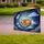 Golden Retriever Sleeping Crescent Moon Luminous Stars - Peaceful Celestial Dog Lover Gift Yard Sign - 3