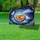 Golden Retriever Sleeping Crescent Moon Luminous Stars - Peaceful Celestial Dog Lover Gift Yard Sign - 4