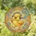 Baby Chick Headphones Music Notes Floral Stars Shards - Music Lover Home Decor Gift Stained Glass Suncatcher - 1