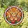 Tabby Kitten Tomato Veggie Patch - Home Decor Gift for Garden Lover Cat Owner Stained Glass Suncatcher - 1