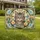 Tabby Cat Portrait Stained Glass Florals - Cat Lover Home Decor Gift Yard Sign - 1