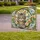 Tabby Cat Portrait Stained Glass Florals - Cat Lover Home Decor Gift Yard Sign - 3