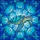 Blue-Green Sea Turtle Swimming Flowing Water Home Decor Gift for Ocean Habitat Lovers Stained Glass Suncatcher - 5