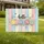 hello SPRING Floral Letters Bee Rustic Wood Planks - Spring Season Home Decor Yard Sign - 1