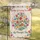 Tulip Daisy Bellflower Floral My Peaceful Day Text - Home Decor Gift Garden Flag - 5