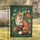 Red Fox Wildflowers Orange Peonies Yellow Lilies - Nature Lover Home Decor Gift Garden Flag - 1