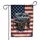 Distressed American Flag Cannon Liberty Bell 1776-2026 - USA 250th Anniversary Garden Flag - 3