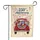 Vintage Red Pickup Truck American Flags 250th Anniversary (1776-2026) for Veterans Garden Flag - 3