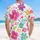 Hawaiian Blossoms Tropical Flowers Floral Accents Organic Swirls - Home Decor Gift Hawaiian Shirt - 5