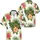 Pink Peach Hibiscus Palm Fronds Tropical Leaves - Home Decor Gift Hawaiian Shirt - 3