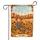 Smiling Scarecrow Sunflowers Pumpkins 'FALL VIBES' - Fall Harvest Decor Gift Garden Flag - 3