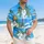 Golden Sun Ocean Sailboat Palm Tree Hibiscus - Travel Essentials Gift Hawaiian Shirt - 4
