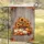 Rustic Autumn Harvest Pumpkins Sunflowers Wooden Wall - Fall Farmhouse Decor Garden Flag - 5