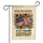 American Flag History Text Sunflowers Daisies - Patriotic Home Decor Gift for Veterans Garden Flag - 3