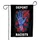 Deport Racists Blue Hand Barbed Wire - Activist Protest Statement Garden Flag - 3