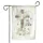Lamb Cross Hydrangea He is Risen - Easter Celebration Christian Gift Garden Flag - 3