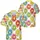 Yellow Center Daisy Flowers Tropical Foliage - Beach Vacation Home Decor Gift Hawaiian Shirt - 3