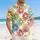Yellow Center Daisy Flowers Tropical Foliage - Beach Vacation Home Decor Gift Hawaiian Shirt - 4