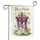 He Is Risen Wooden Cross Easter Bunny Spring Blossoms - Easter Holiday Gift Garden Flag - 3