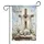HE IS Risen Lamb Bible Cross Lilies Doves - Divine Radiance Easter Gift for Christian Home Garden Flag - 3