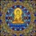 Radiant Golden Buddha Blue Lotus Tiffany Stained Glass - Home Decor Gift for Yoga Lover Stained Glass Suncatcher - 5