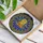 Radiant Golden Buddha Blue Lotus Tiffany Stained Glass - Home Decor Gift for Yoga Lover Stained Glass Suncatcher - 3