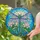 Dragonfly Lotus Flowers - Home Decor Gift for Dragonfly Lover Stained Glass Suncatcher - 2