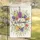 Welcome Script Daisy Foxglove Iris Flowers Bumblebee - Spring Summer Home Decor Gift Garden Flag - 5