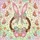 Pink Bunny Ears Easter Eggs Floral Wreath Butterflies - Easter Gift Spring Home Decor Stained Glass Suncatcher - 5