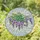 Lush Wisteria Flowers Cascading Green Leaves - Home Decor Gift for Garden Lover Stained Glass Suncatcher - 1