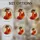 Graceful Woman Dancing Fiery Gown Golden Leaves Luminous Mosaic - Home Decor Gift Stained Glass Suncatcher - 4