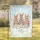 Watercolor Brown Rabbits Pastel Bows Spring Floral Pots Happy Easter Holiday Gift Garden Flag - 1