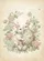 Fluffy Bunnies Blue Bow Tie Large Floral Easter Egg Spring Flowers Butterfly - Easter Gift Garden Flag - 6