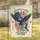 Bald Eagle American Flag Statue of Liberty USA 250th Anniversary Independence Day for Veterans Garden Flag - 1